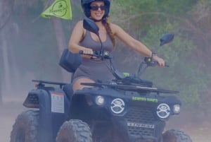 Magaluf: Tour en quad por la montaña, visitando cuevas, calas y acantilados