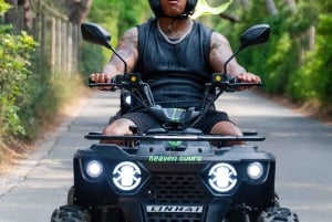 Magaluf: Tour en quad por la montaña, visitando cuevas, calas y acantilados