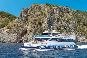 Alcudia: 2-Hour Glass Bottom Boat Trip to Coll Baix
