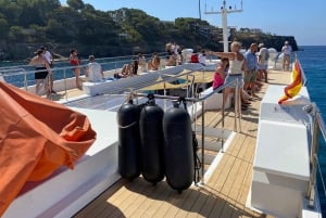 Mallorca: excursión en barco de 3,5 horas con baño y snorkel