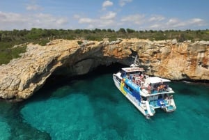 Mallorca: 4-timers bådtur i katamaran langs østkysten