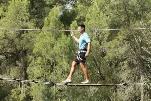 Mallorca: Adrenaline Tree Top Adventure Entry Ticket