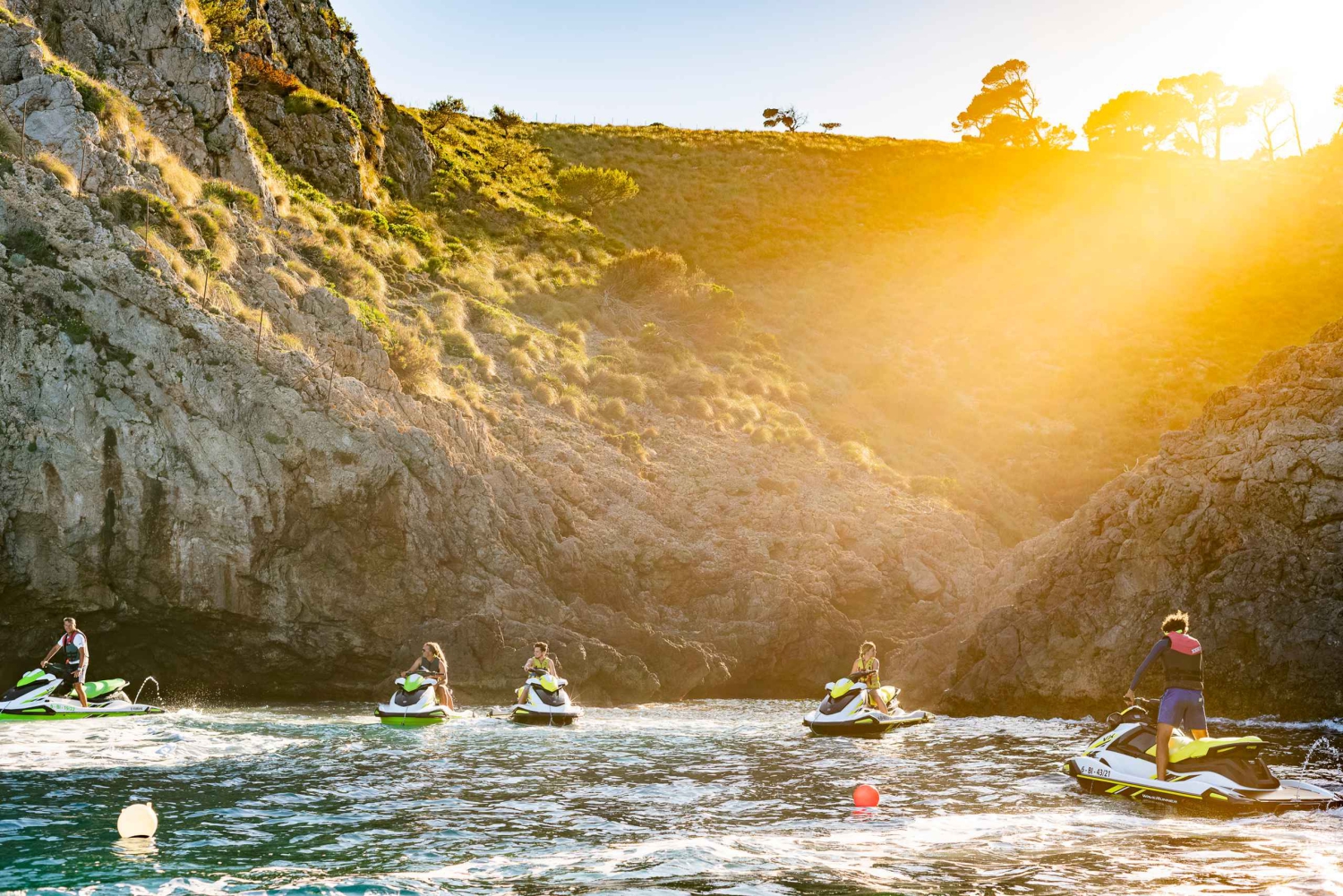 マヨルカ島：アルクディア ベイ ジェット スキー ツアー
