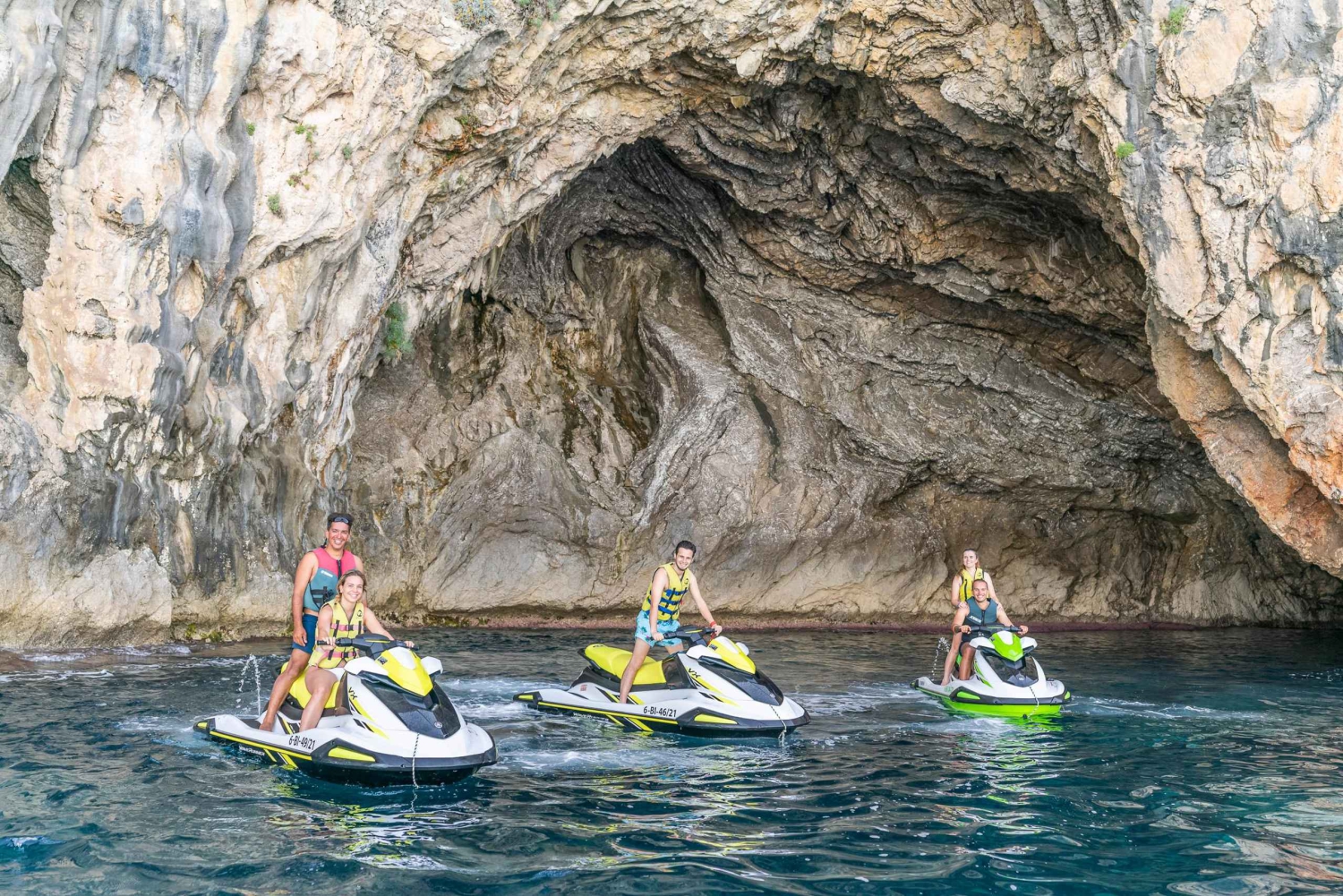 Mallorca Alcudia: Jack Sparrow Cave Jet Ski Tour
