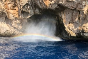 Mallorca : Bådtur med snorkling i den blå grotte