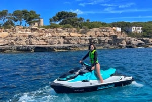 Majorka: Wycieczka skuterem wodnym po parku przyrodniczym Cala Mondragó