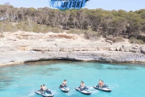 Mallorca: Jetski- en grottentour Caló des Moro