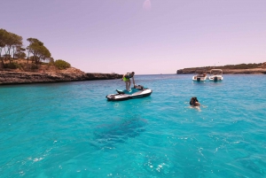 Mallorca: Caló des Moro Jetski, Caves, and Snorkeling Tour