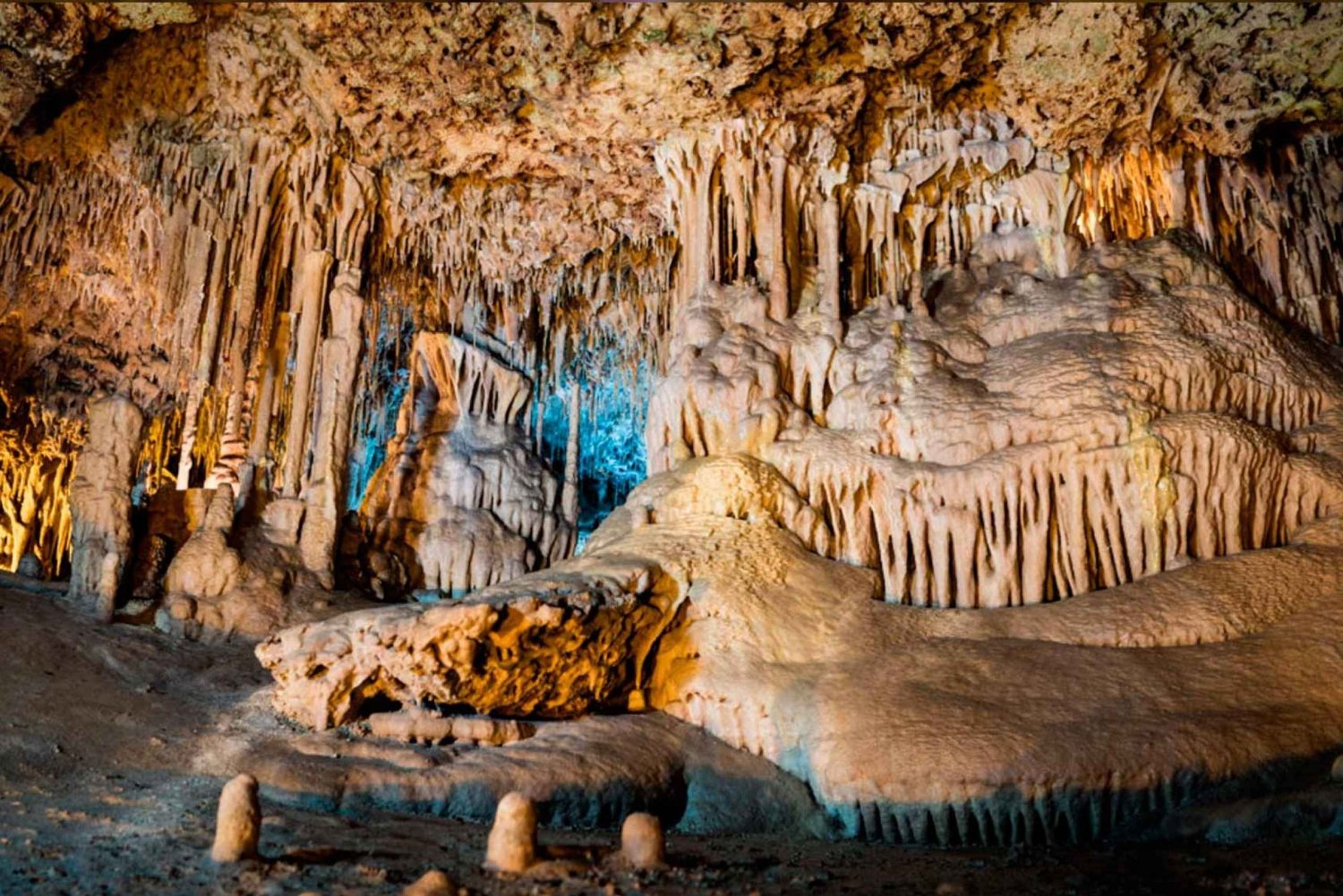 Mallorca: Grotten van Hams en Dinosaurusland Ticket met ophaalservice