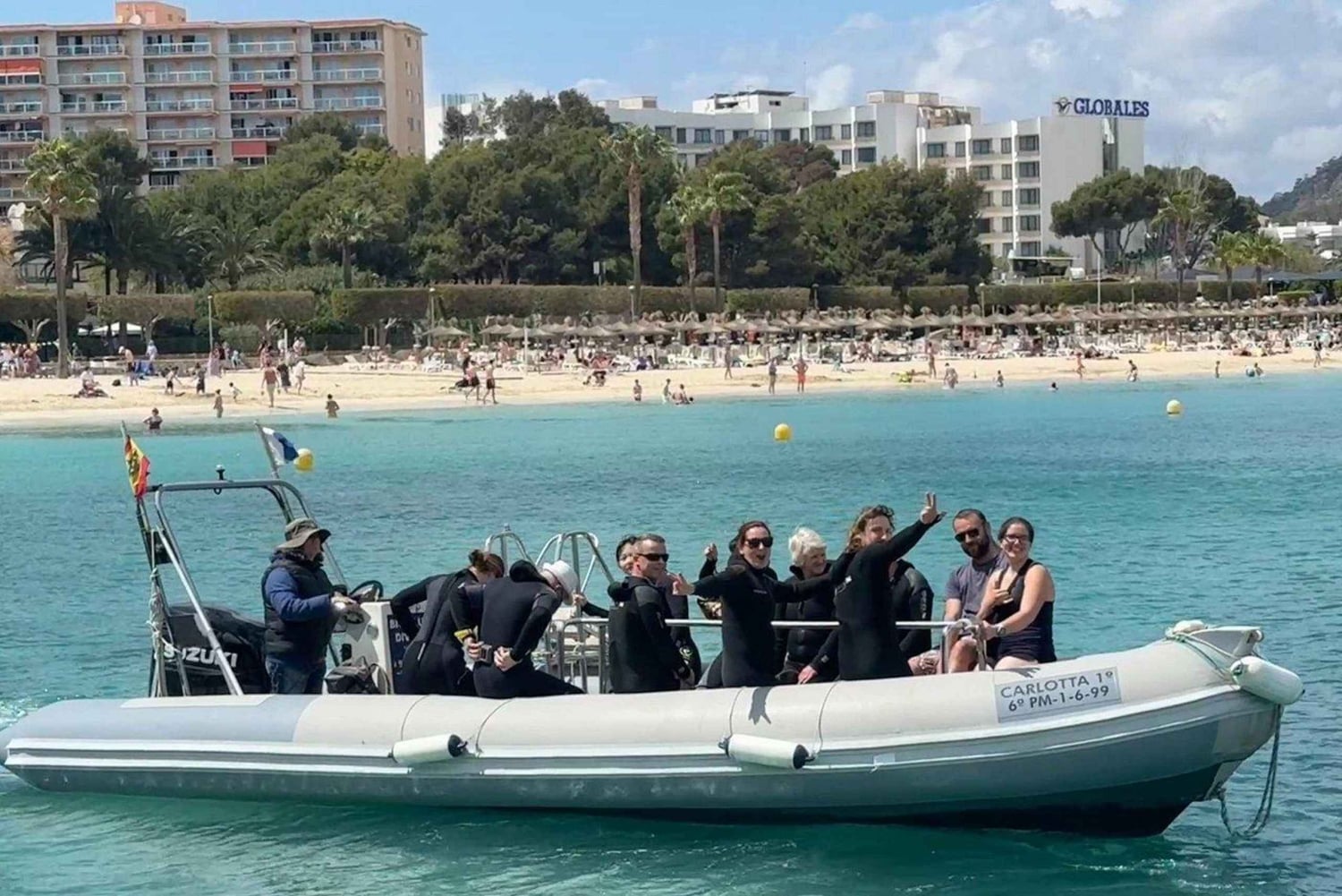 Mallorca: Discover Scuba Diving from the boat