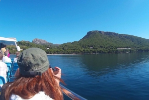 Alcudia: Glass Bottom Boat Trip to Formentor Beach