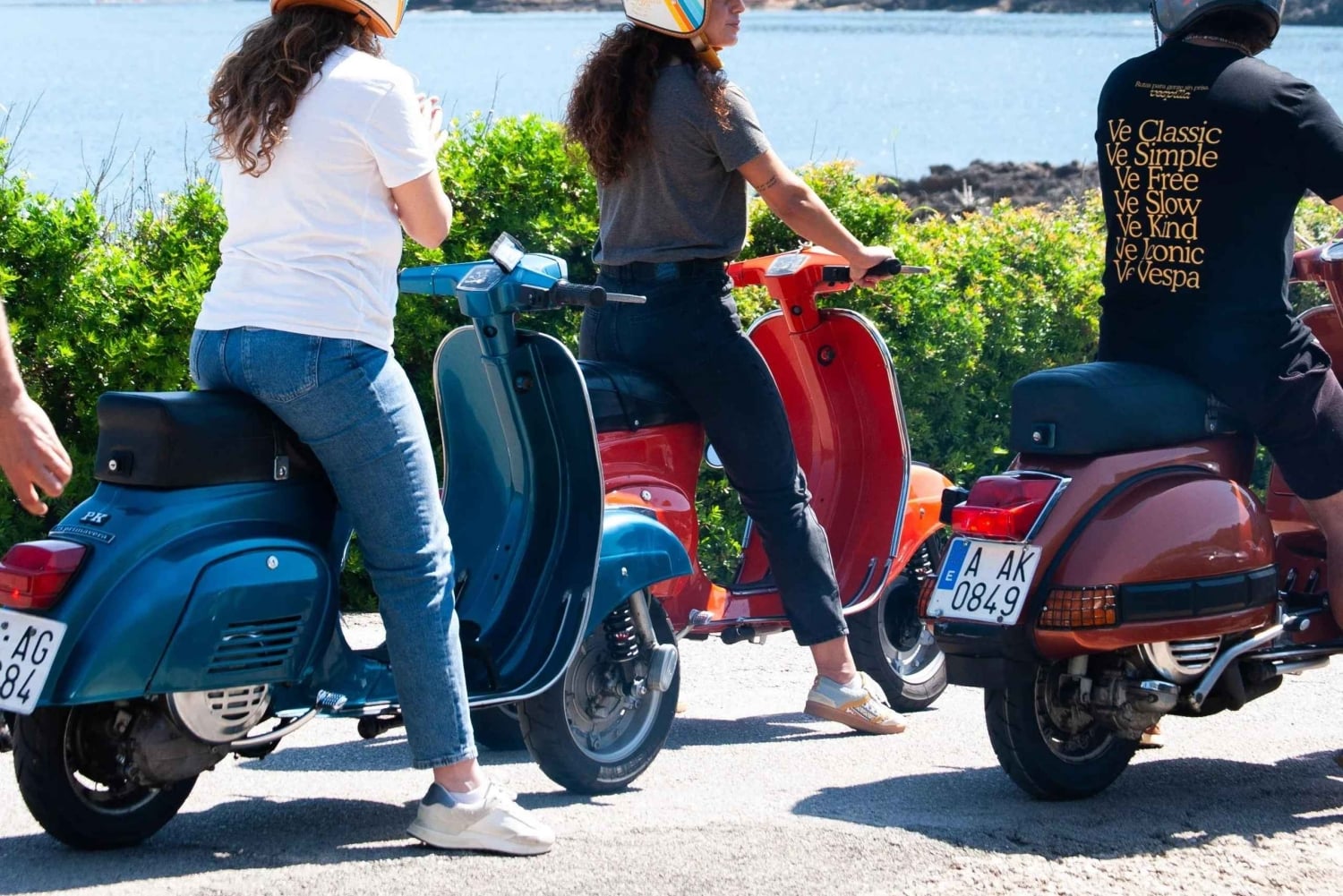 Mallorca: Halvdagstur med guide på en klassisk Vespa