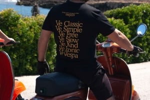 Mallorca: Halvdagstur med guide på en klassisk Vespa