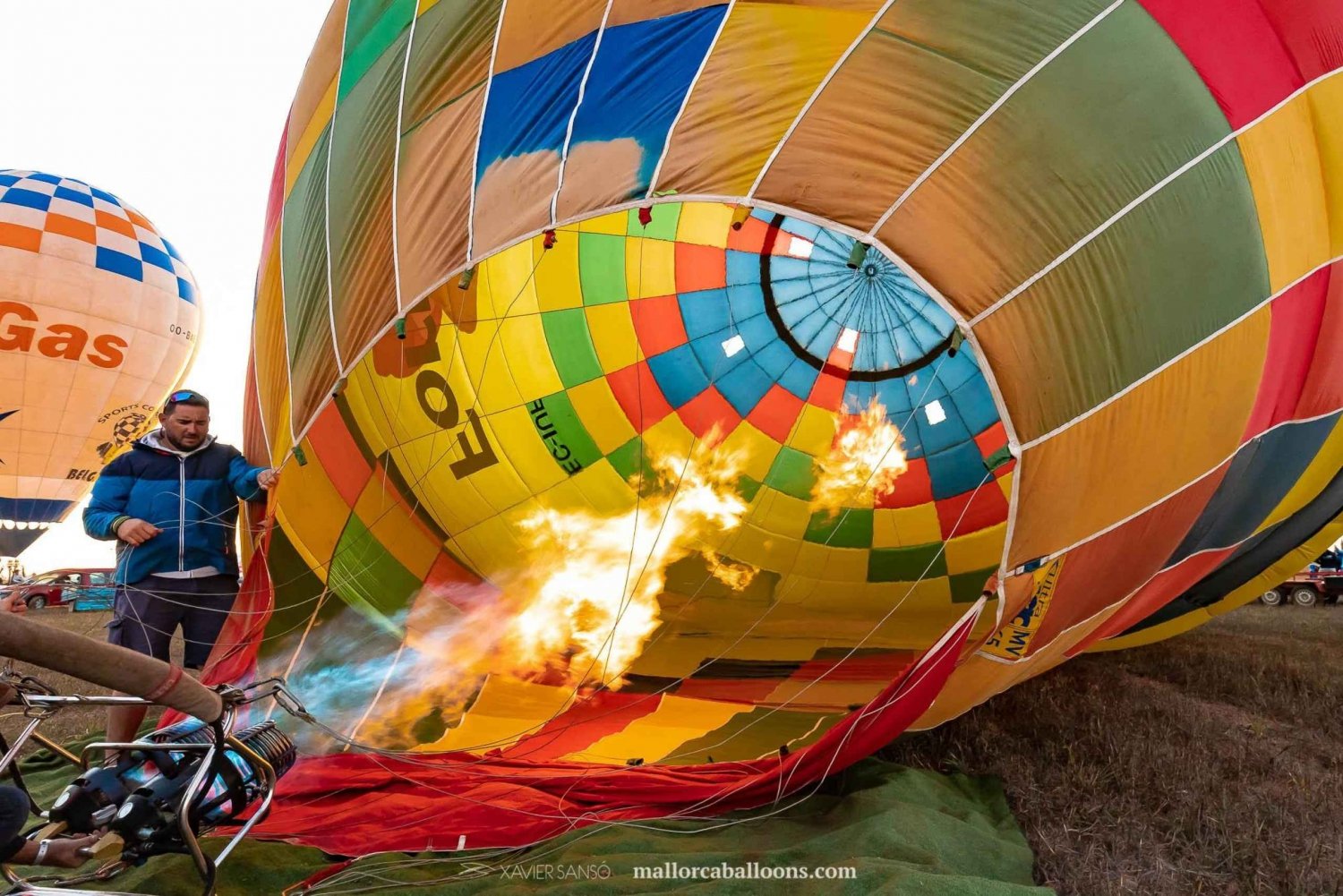 Mallorca: Luftdop med varmluftsballong