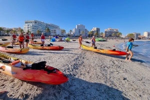 Mallorca: Passeio de caiaque ao pôr do sol na praia de Ca'n Pastilla