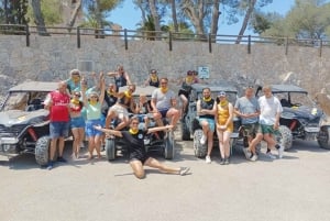 Mallorca: Mountain Buggy Adventure with Secret Coves Tour