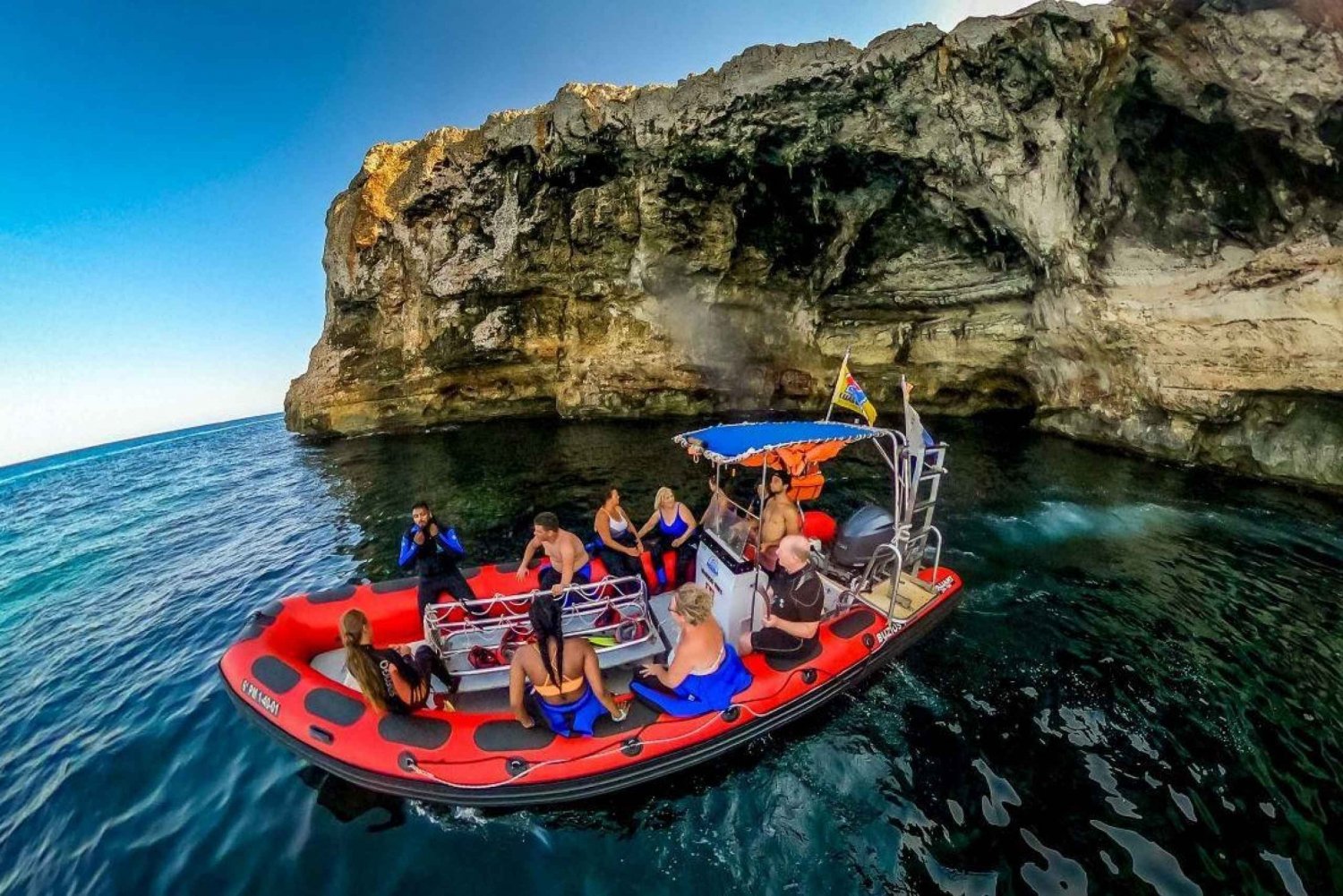 Majorque : Tour en bateau dans un parc naturel avec plongée en apnée