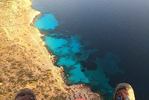 Mallorca: Paratrike-lento akrobatiaa ja moottorin pysäytys