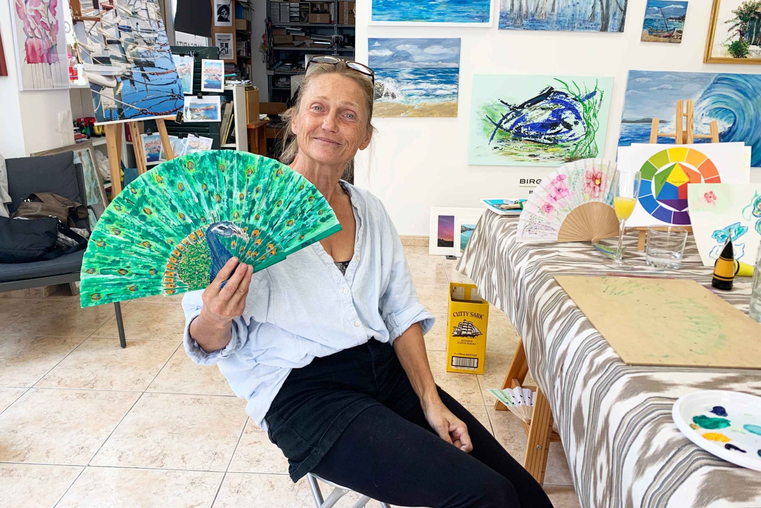 Mallorca/Porto Cristo: Ontwerp je eigen Spaanse waaier