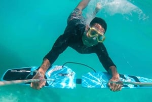 Mallorca: Privat vandsportsbåd. FROKOST Drikkevarer SUP, tubing