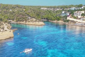 Mallorca: Privat vandsportsbåd. FROKOST Drikkevarer SUP, tubing