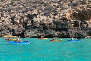 Mallorca: Havgrotter med kajakk og snorkling med snack