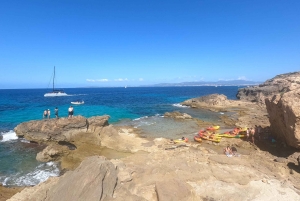 Mallorca: Kajakkiretki meriluoliin, snorklausta ja välipala
