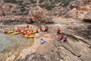 Mallorca: Kajakkiretki meriluoliin, snorklausta ja välipala