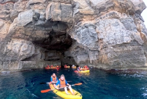 Mallorca: Kajakkiretki meriluoliin, snorklausta ja välipala