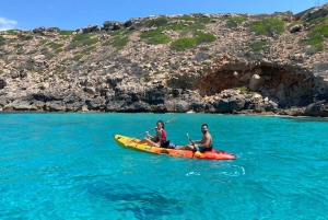 Mallorca: Kajakkiretki meriluoliin, snorklausta ja välipala