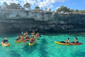 Mallorca: Kajakkiretki meriluoliin, snorklausta ja välipala