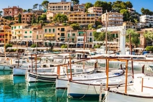 Mallorca: Sóller og Port de Sóller med tog og sporvogn