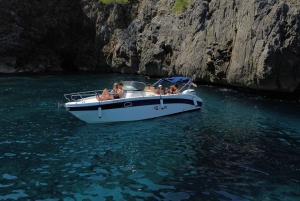 マヨルカ：ソラーボートツアー（スノーケリングと軽食付き）