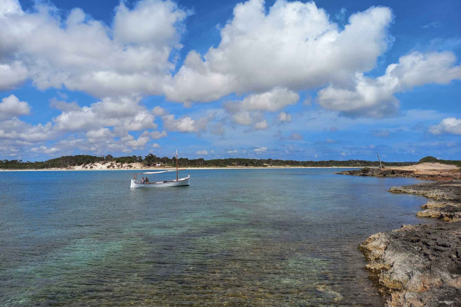 Mallorca: Southern Beaches Llaut Boat Rental or Tour
