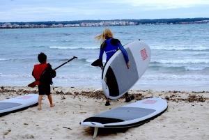 マヨルカ島：スタンドアップパドルレッスン（1時間のプライベートクラス）