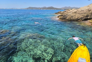 Mallorca: Sunset Kayak Tour with Snorkeling & Picnic
