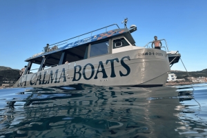 マヨルカ：サンセットピザボートツアー アンドラッチ - ドラゴンセラ + スノーケリング