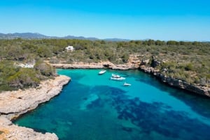 Cala Llombards o Cala Santany & Es Pontas Snorkel and SUP
