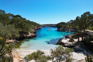 Cala Llombards o Cala Santany & Es Pontas Snorkel and SUP