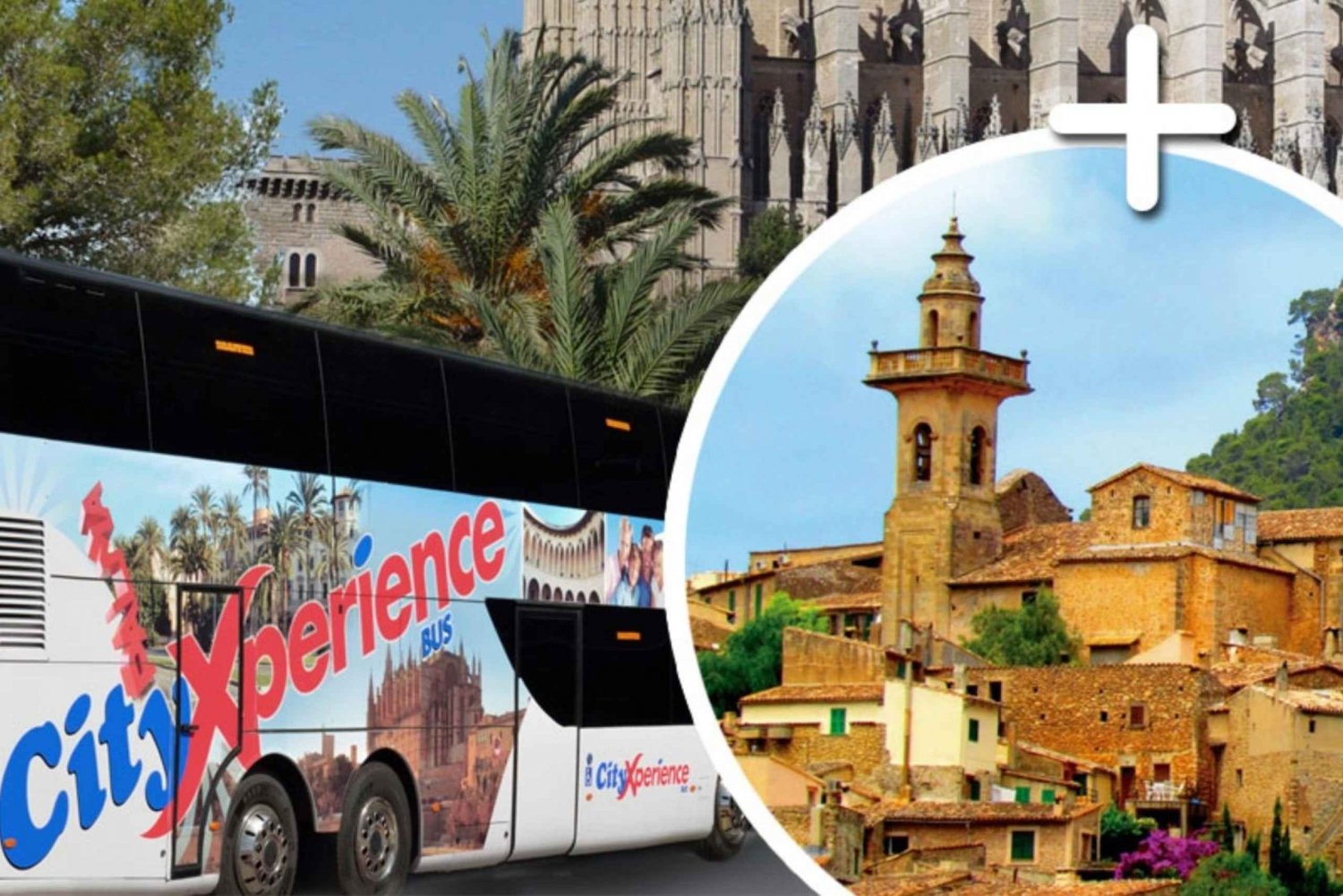Mallorca: Transfer para Palma tour autoguiado