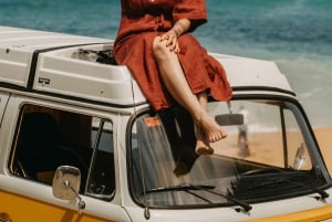 Maiorca: Tour vintage al tramonto in riva al mare con un picnic