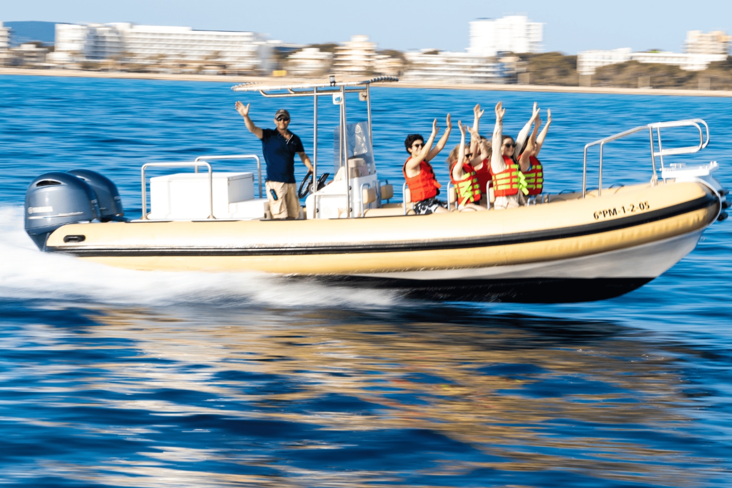 Mallorca: Besøg Palma Speedboat adrenalin & snorkling