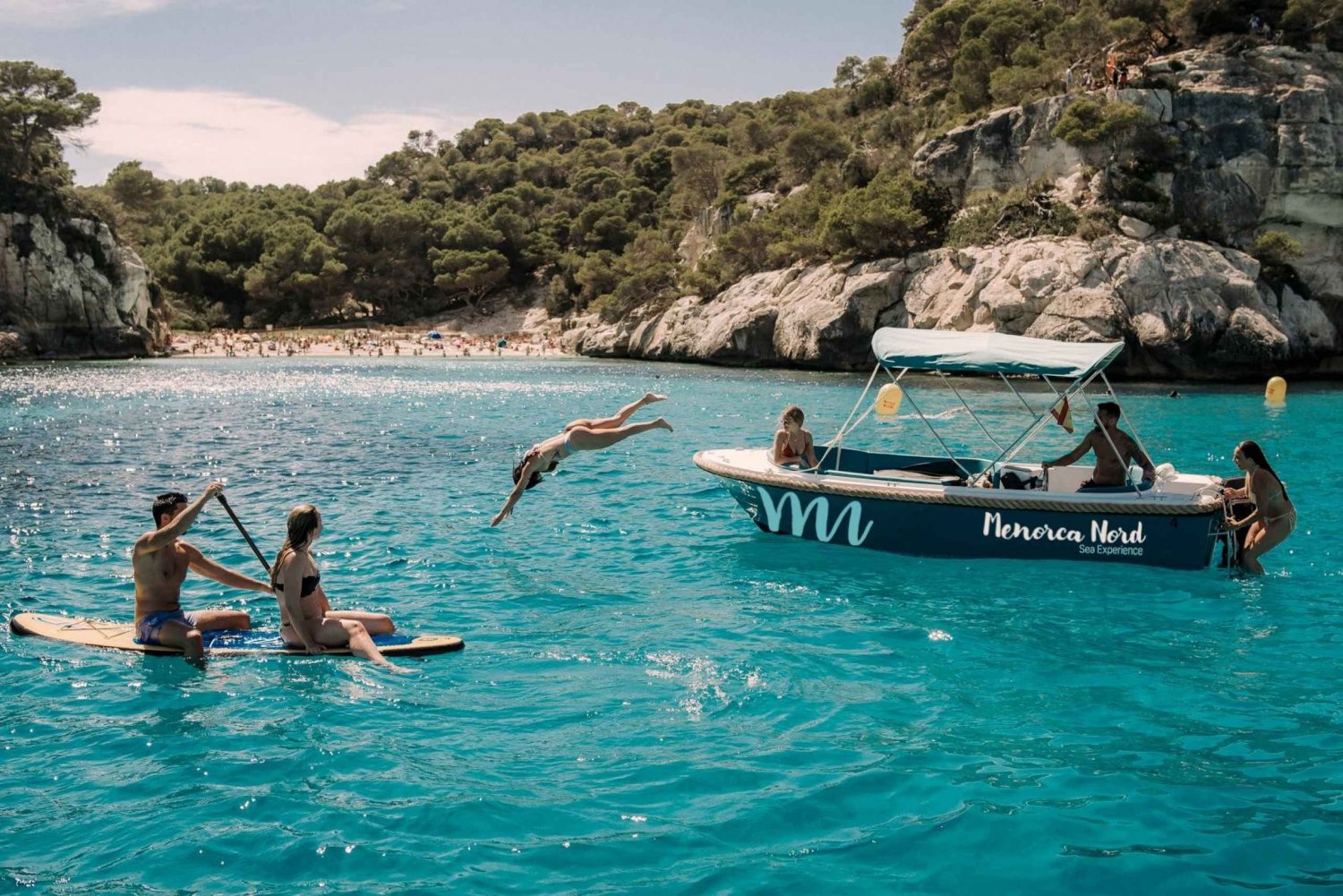 Menorca: Privat båtuthyrning utan obligatoriskt körkort