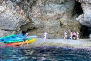 Mallorca: Cueva Verden melontaretki, jossa on snorklausta.
