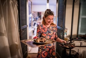 Paella et vin sur un toit-terrasse – dîner au coucher du soleil à Palma