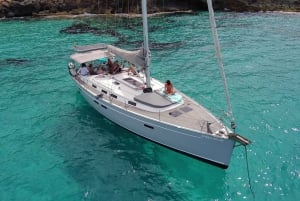 PALMA BAY : 4 HOUR PRIVATE TOUR WITH SAILING BOAT