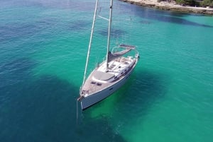 PALMA BAY : 4 HOUR PRIVATE TOUR WITH SAILING BOAT