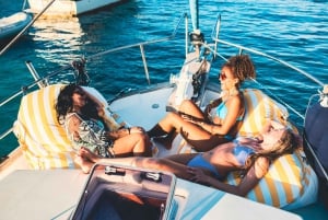 Palma: Private Motor Sailing Cruise on delux Mallorcan Llaut