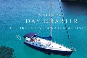 Palma Baai: Zeiltocht met waterspeelgoed Snacks & drankjes