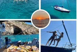 Palma Baai: Zeiltocht met waterspeelgoed Snacks & drankjes